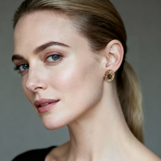 Aurelia Tiger Eye Studs