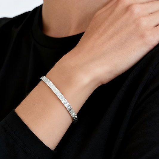 Radiance Silver Bangle