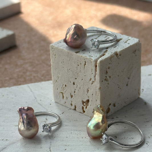 Aurora Baroque Pearl Ring
