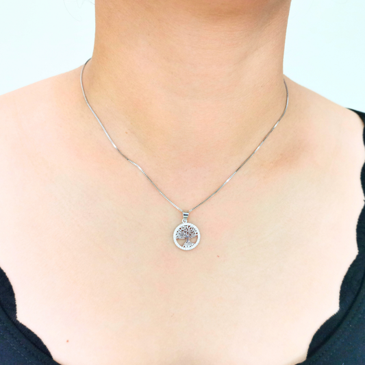 Eternal Roots Tree of Life Sterling Silver Pendant