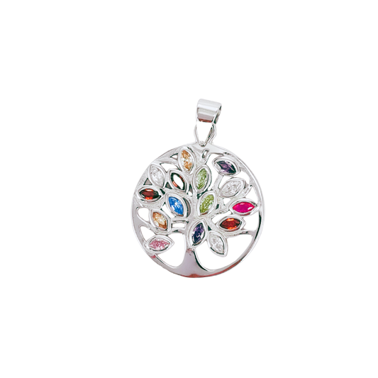 Aurora Bloom Tree of Life Pendant