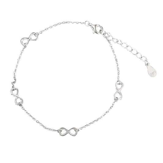 Eternal Flow Infinity Sterling Silver Bracelet