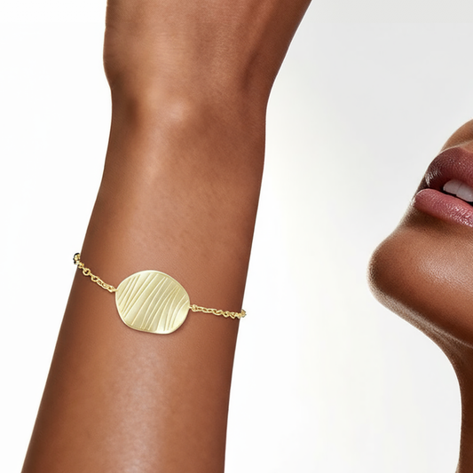Golden Ripple Bracelet