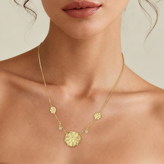 Luna Bloom Gold Necklace