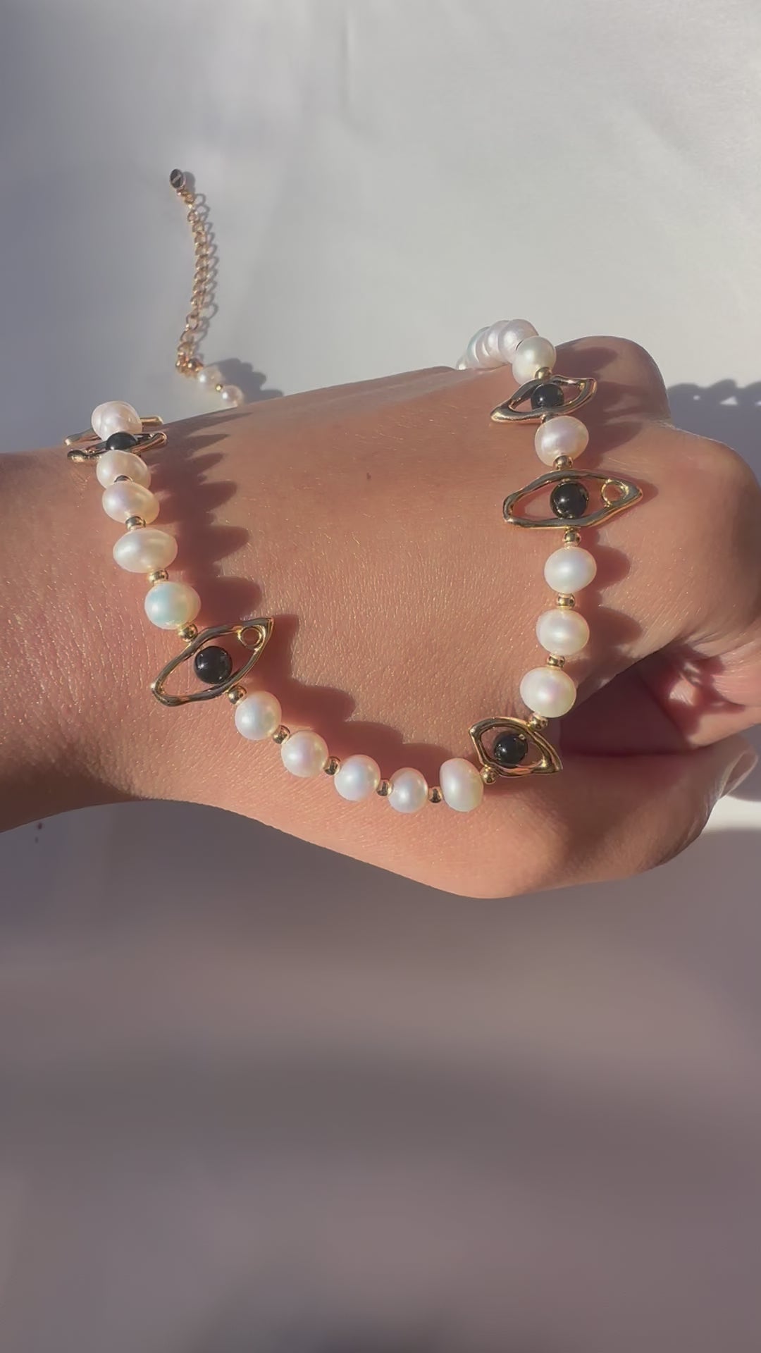 Celestial Eye Pearl Choker