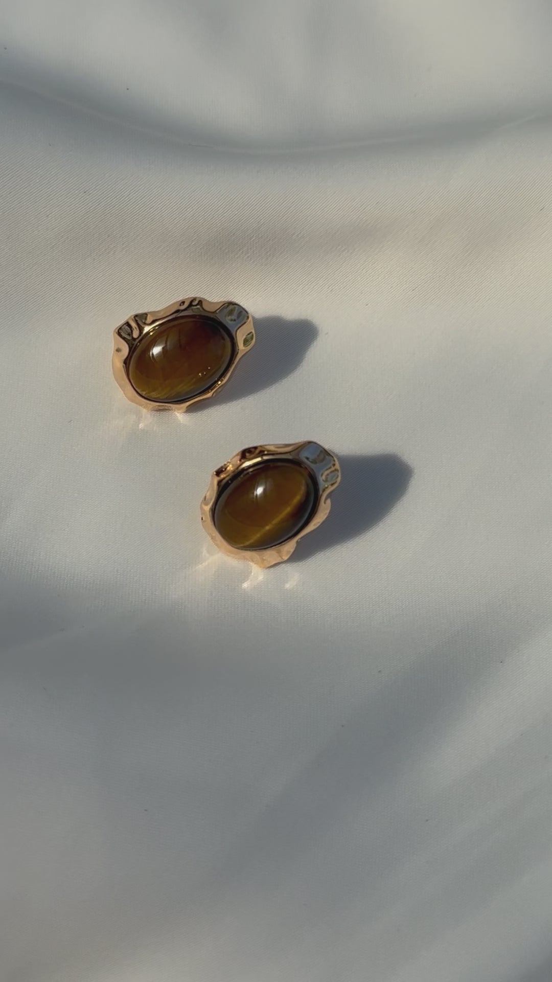 Tiger’s Eye Guardian Studs