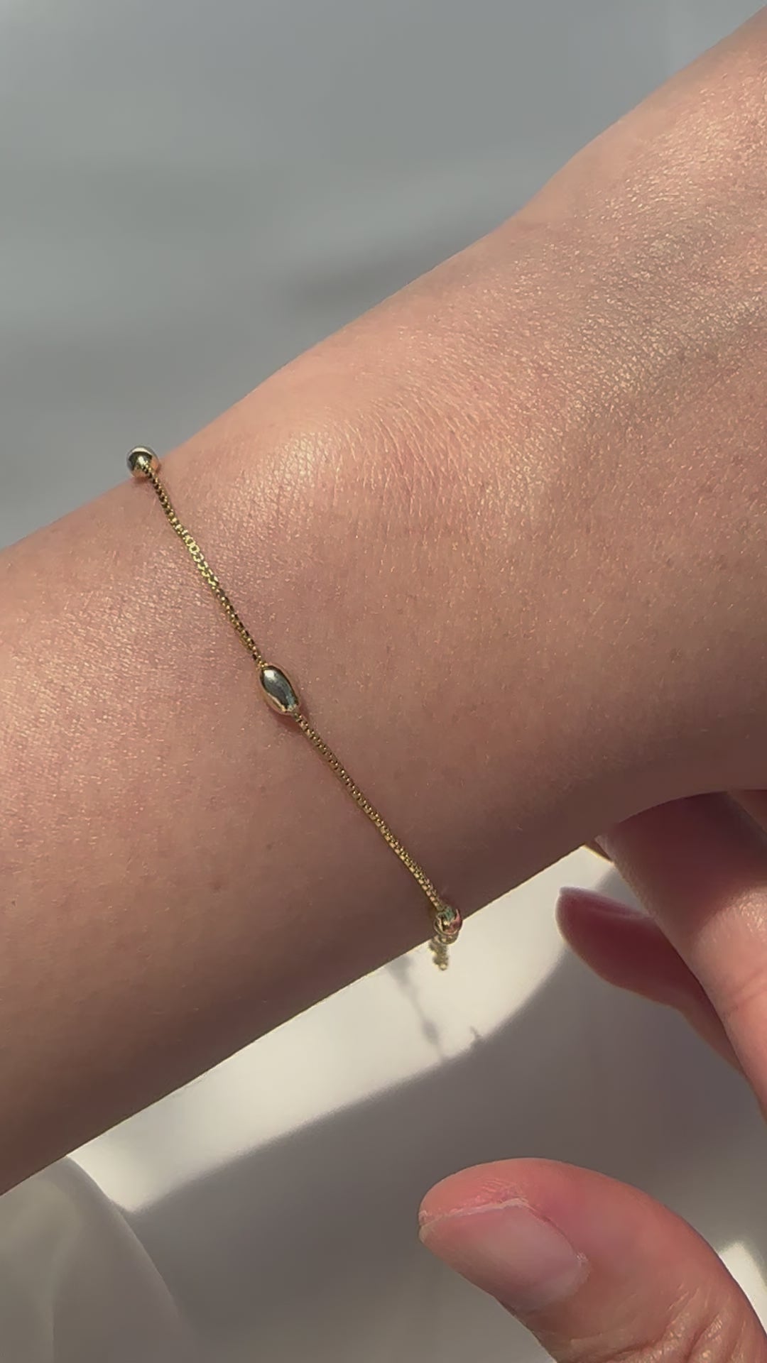 Golden Harmony Beaded Bracelet