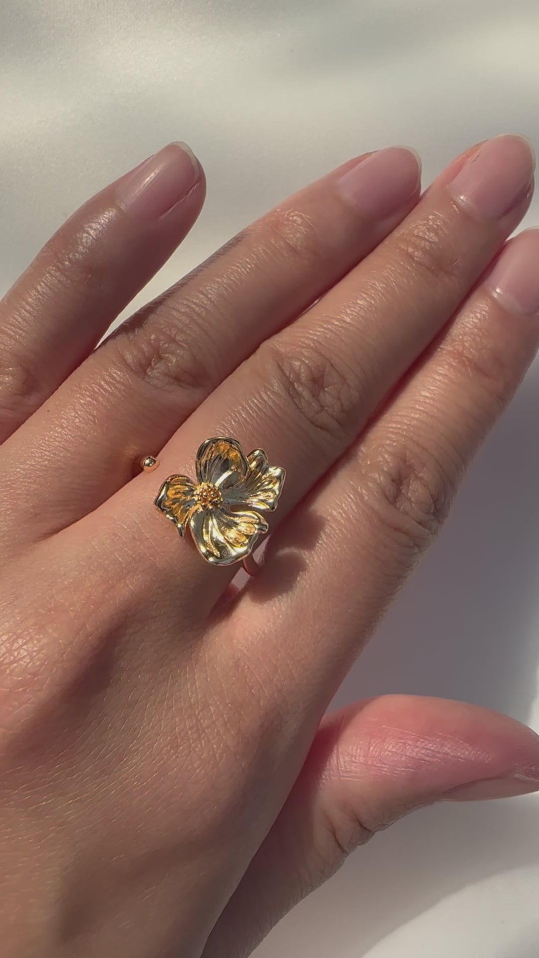 Bloom Gold Flower Ring