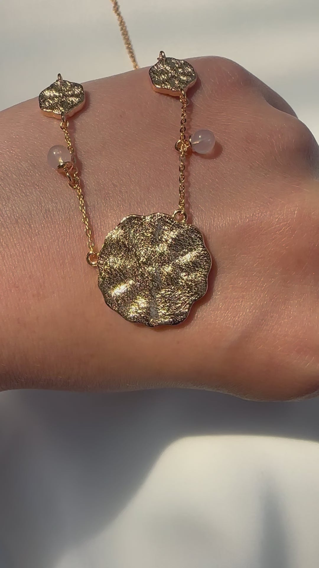 Luna Bloom Gold Necklace